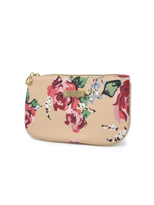 Small Scarlett Antique Floral Multi-Functional Pouch 1