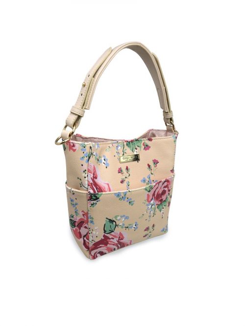 Ella Antique Floral Mini Bucket Bag 1