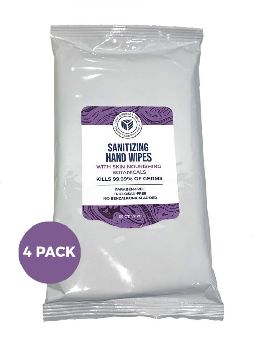 Sanitizing Hand Wipes- 30ct 4-Pack 1