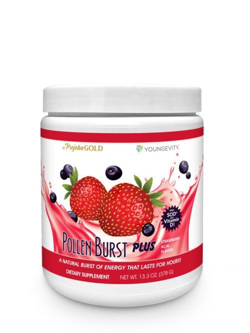 Pollen BurstTM Energy Drink – Strawberry Acai 1